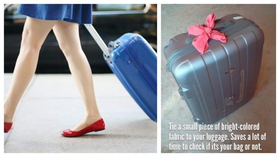 Vì sao nên buộc 1 chiếc ruy băng lên vali khi đi máy bay