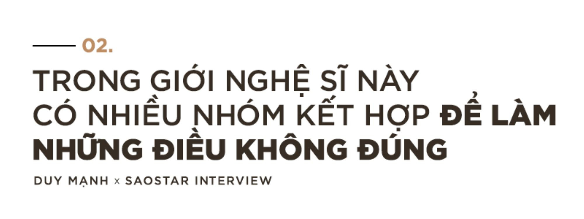 Ca sĩ Duy Mạnh: 'Việt Nam hay kiểu giả nghèo giả khổ, nhất là nghệ sĩ đi dép tổ ong, ăn mì tôm, cá khô' Ảnh 4