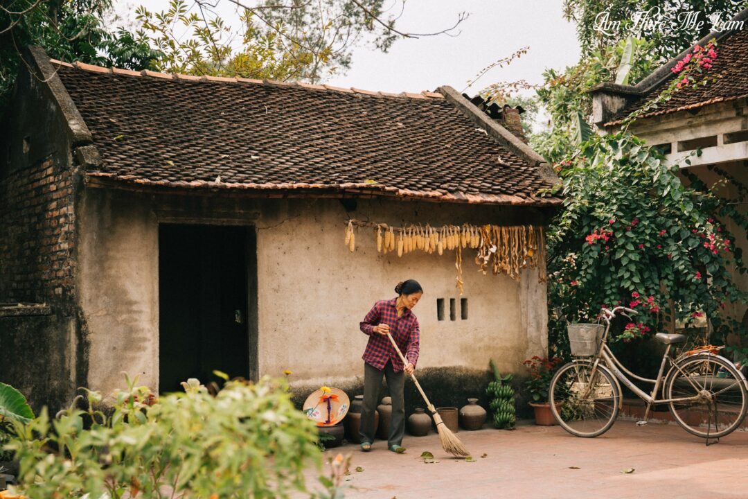 Hình ảnh người mẹ già tần tảo lo cho con 2