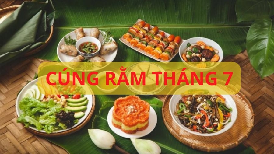 Mâm cúng chay hay mặn tùy gia đình địa phương nhưng không nên lãng phí