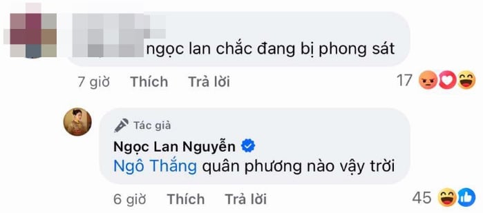 Phản ứng của Ngọc Lan trước bình luận mỉa mai chuyện giải nghệ vì bị phong sát.