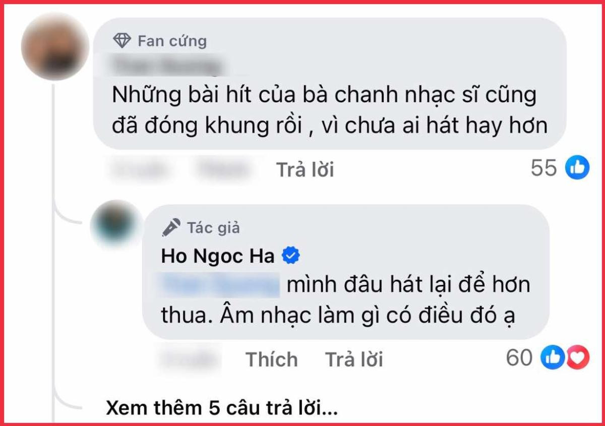 Hồ Ngọc Hà lên tiếng khi bị nói không bằng Phương Thanh Ảnh 1