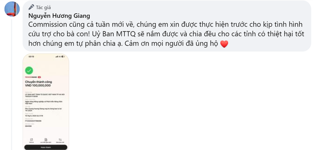 Các nghệ sĩ tích cực ủng hộ khắc phục hậu quả bão lũ cùng người dân miền Bắc ảnh 32