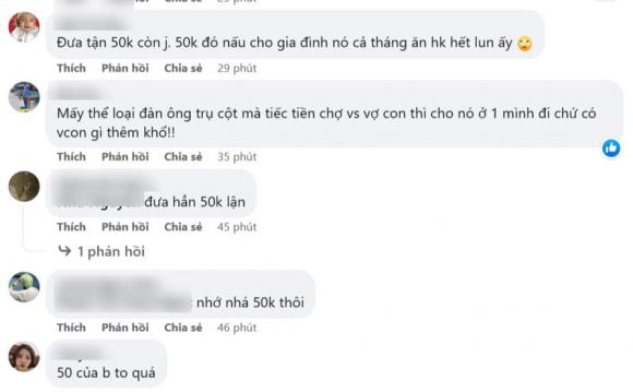 đưa tiền cho vợ, tiền đi chợ, chồng keo kiệt