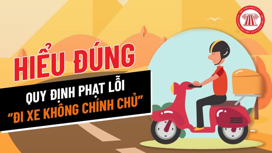 Người thân đi xe của nhau có bị phạt lỗi xe không chính chủ